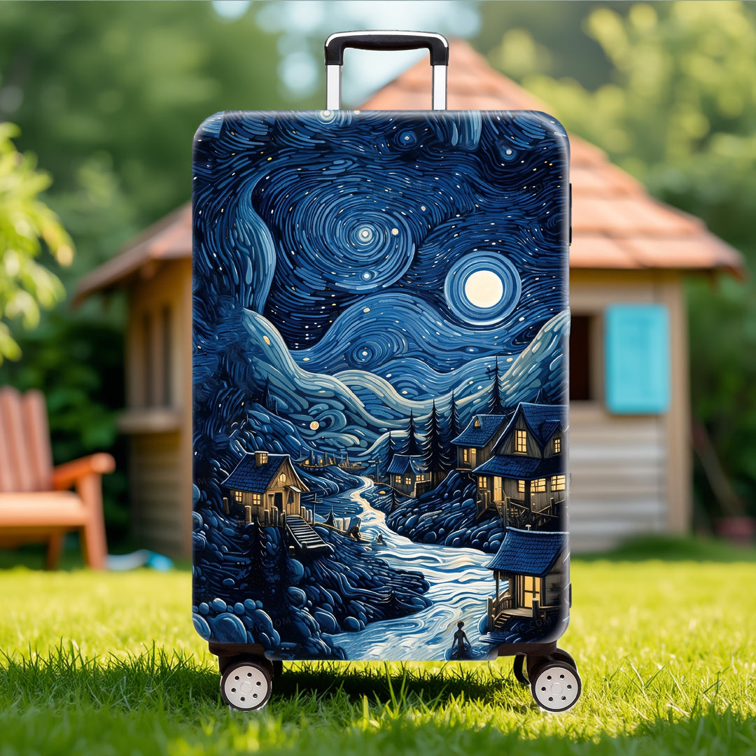 Artistic Inspired Hard Shell Luggage Bowlift