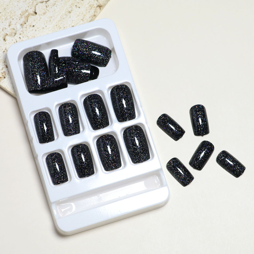 Radiant Glitter Press-On Nail Tips Bowlift