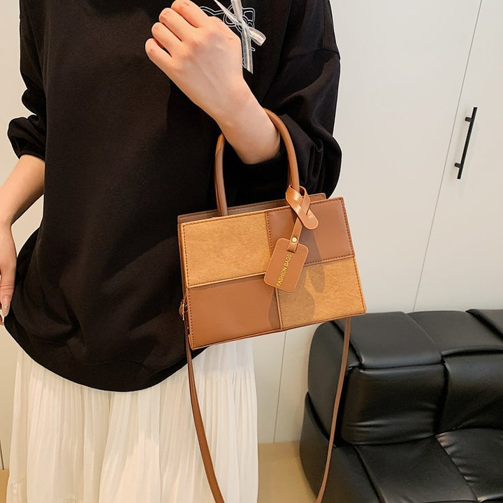 Geometric Structured Handbag Bowlift