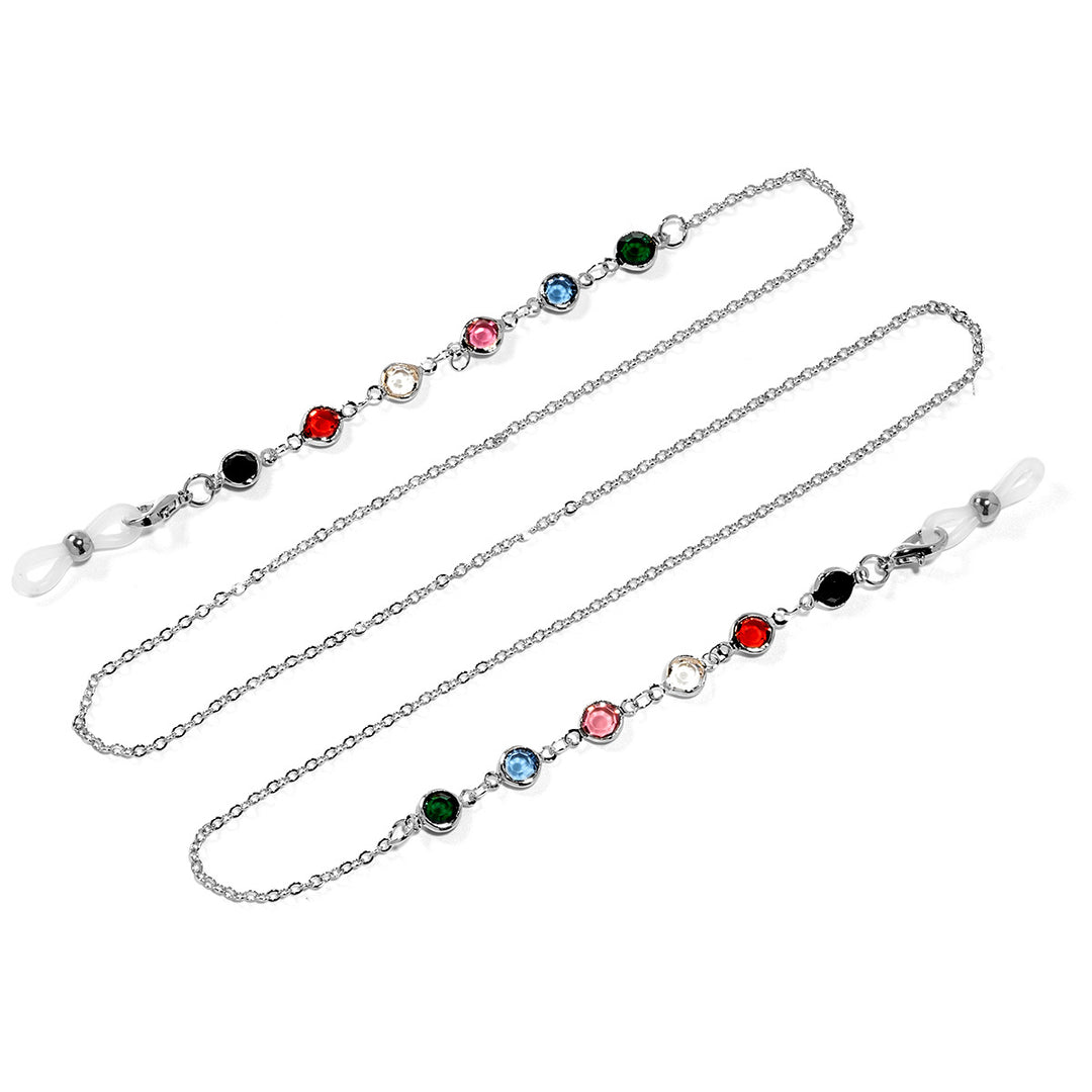 Decorative Crystal Eyewear Chain Bowlift