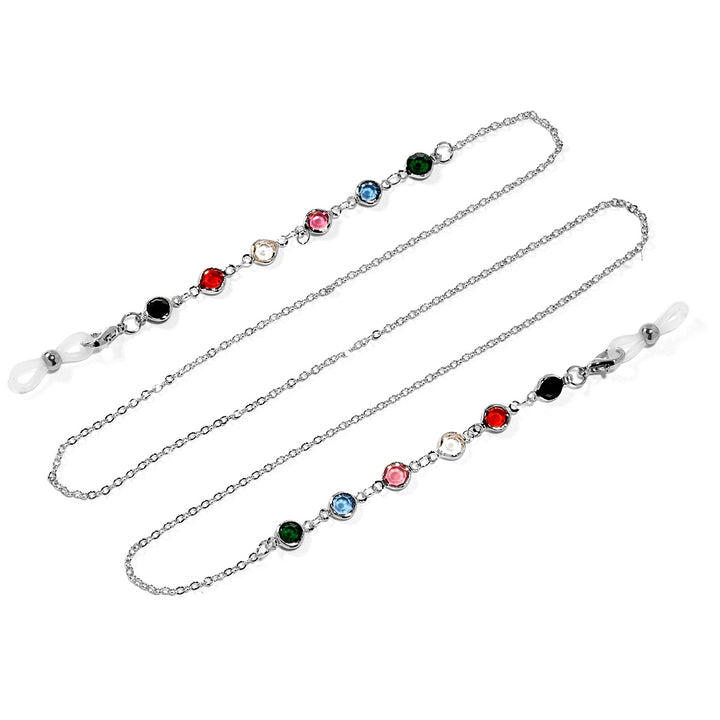 Decorative Crystal Eyewear Chain Bowlift