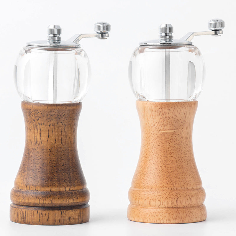 High-quality wood and stainless steel pepper mill Bowlift