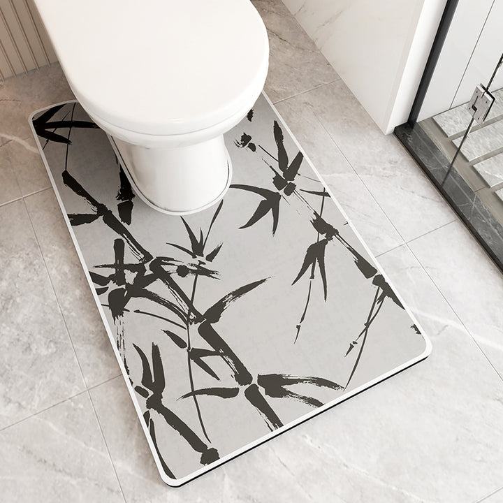 Decorative Bathroom Runner Mat Bowlift