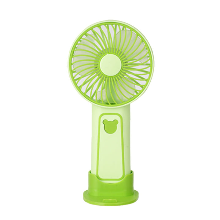 Cute Bear-Themed Portable Handheld Fan Bowlift