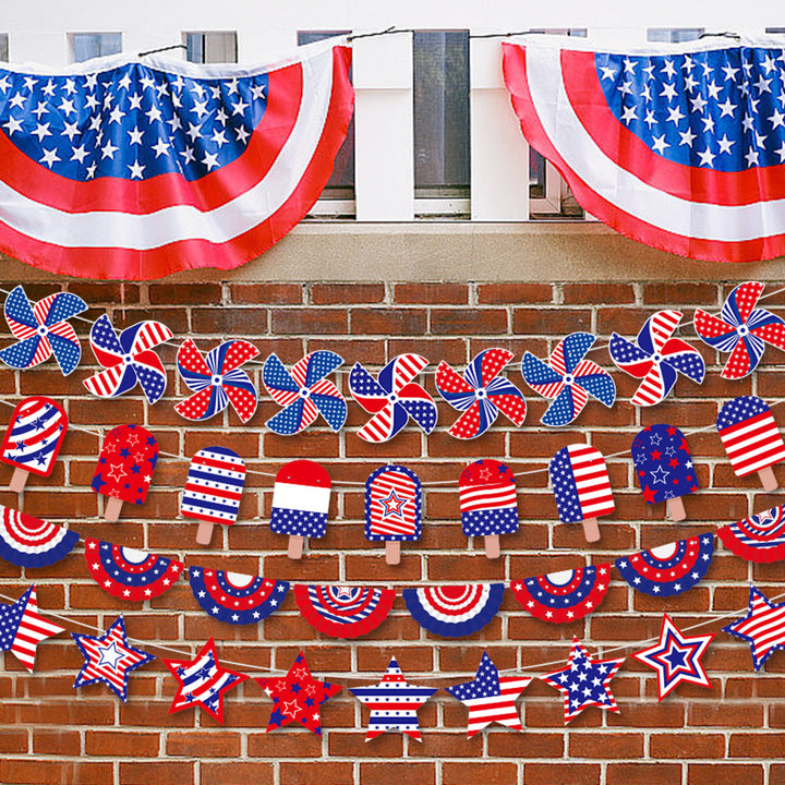 Unisex nan multi-layered fan garland made of paper for party and window decoration Bowlift