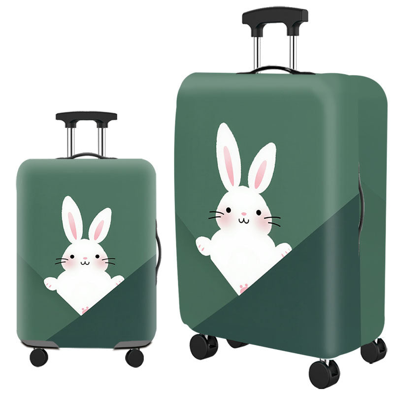 Artistic Cat-Themed Hard Shell Suitcase Bowlift