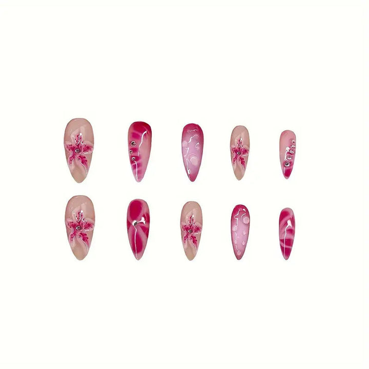 Creative Floral Nail Art Extensions Bowlift 1787913641