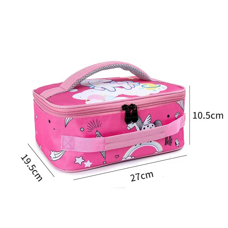 Cartoon-Themed Insulated Lunch Bag Bowlift