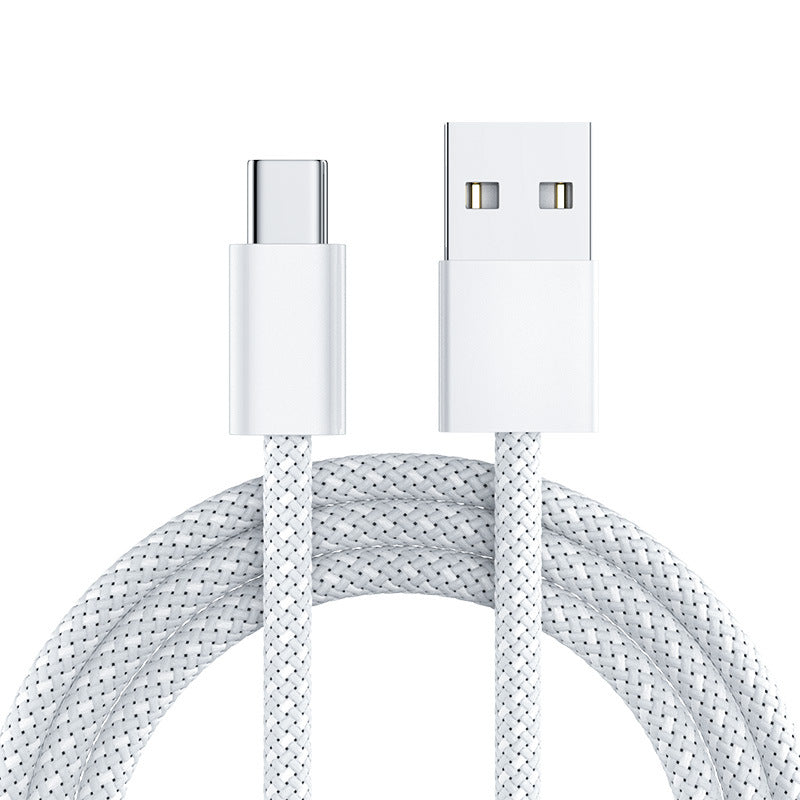 Braided USB-C to USB-A Fast-Charge Durable Nylon Cable Bowlift