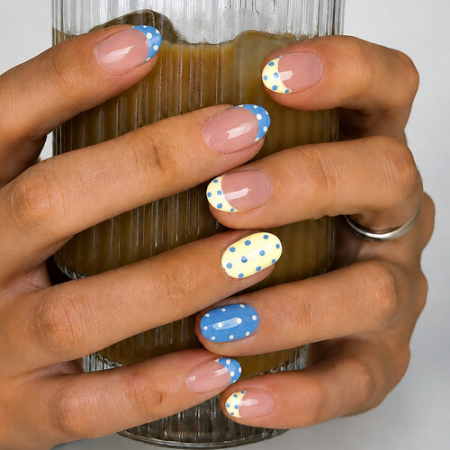 Fun Polka Dot Press-On Nail Set Bowlift