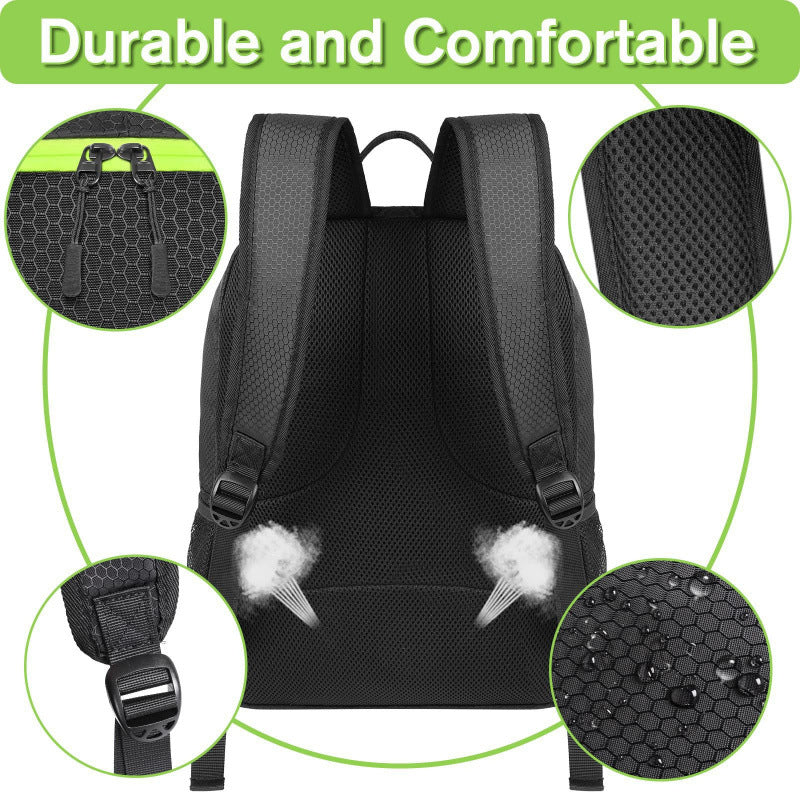 Sporty Backpack with Integrated Compartments Bowlift