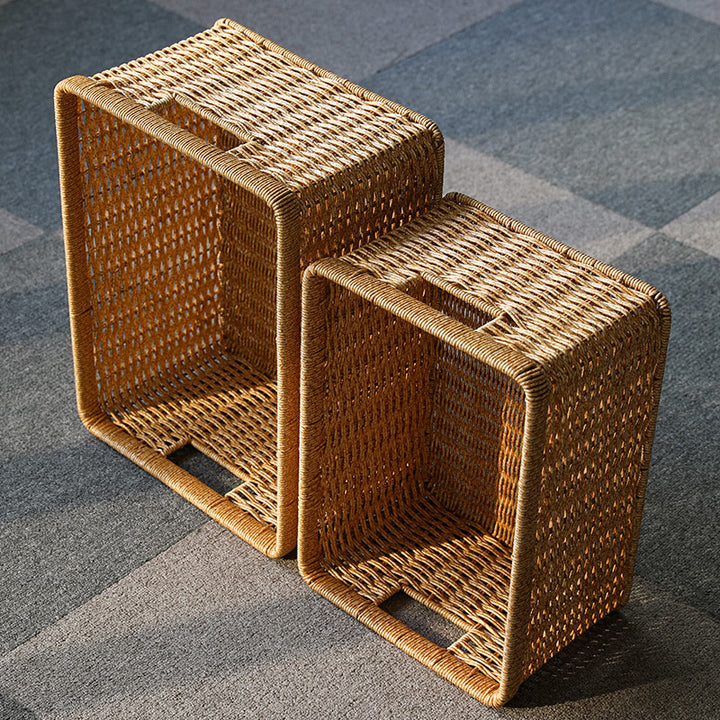 Decorative Woven Storage Cube Bowlift
