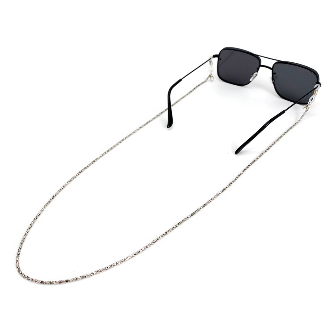 Minimalist Crystal-Detail Chain Anklet Bowlift