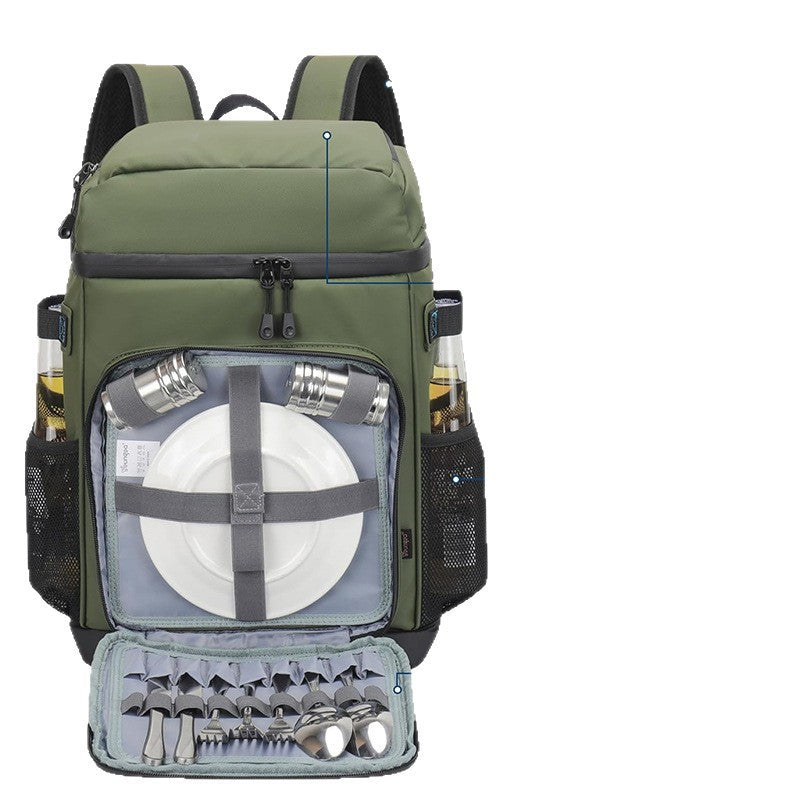Insulated Multi-Function Backpack Bag Bowlift