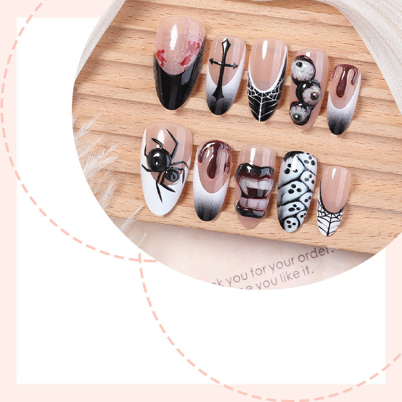 Creative Nail Art Set with Halloween Motifs Bowlift