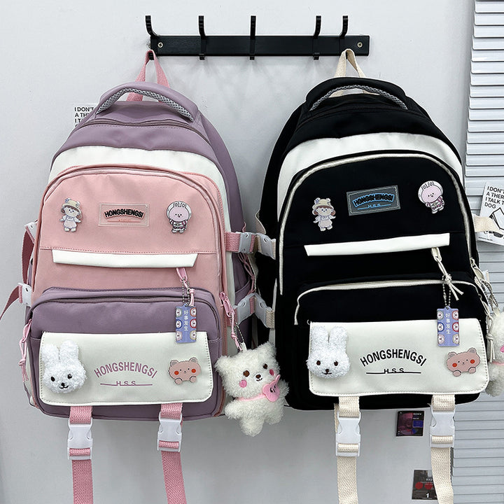 Cute Decorative Plush Backpack Bowlift
