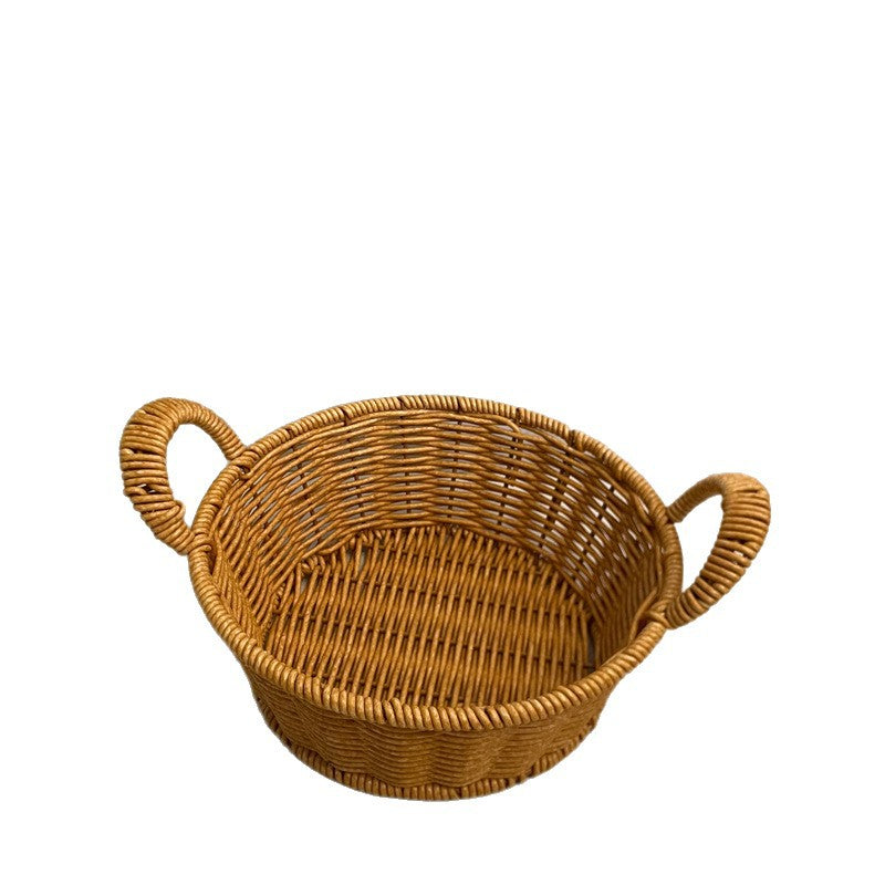 Handwoven Decorative Serving Basket Bowlift