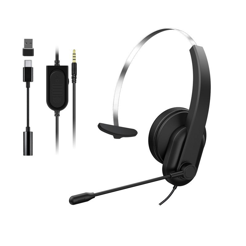 Professional Over-Ear Noise-Canceling Headset Bowlift
