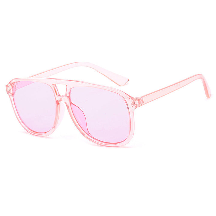 Women's fashionable sunglasses in transparent design with colored lenses Bowlift