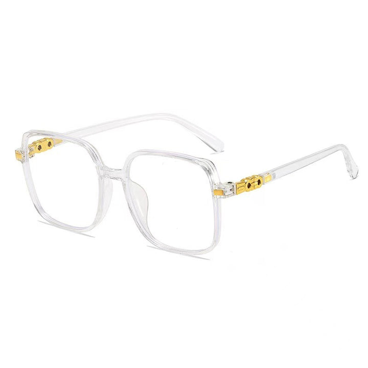 Chic Transparent Square Frame Glasses Bowlift