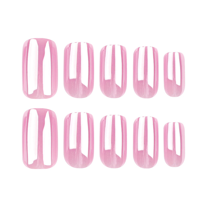 Artistic Nail Extensions with Shimmering Effect Bowlift