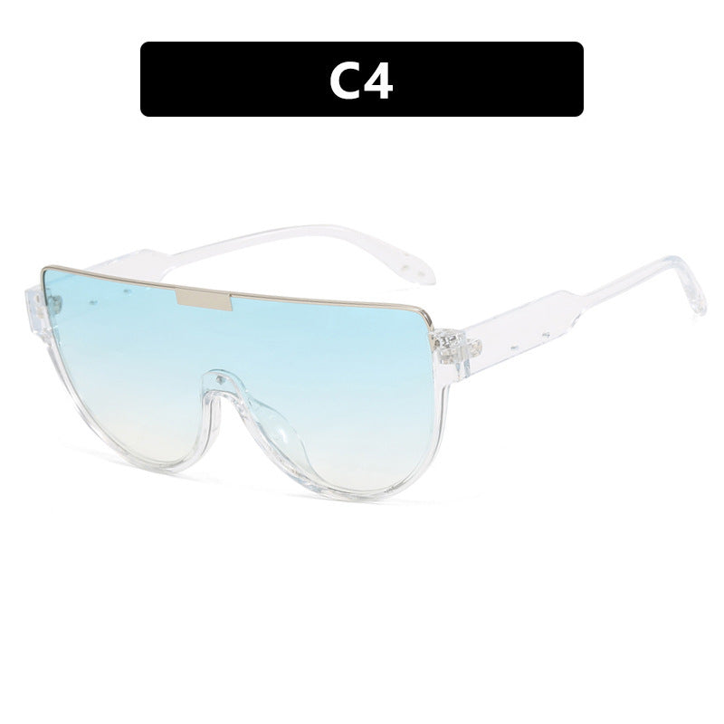 Women's futuristic sports sunglasses with high-gloss frame Bowlift