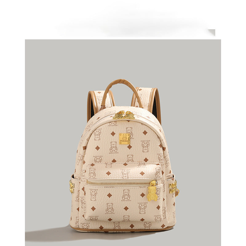 Stylish Character-Printed Backpack Bowlift