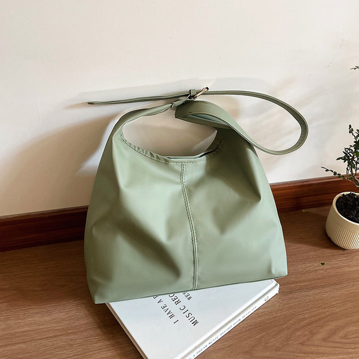 WoSpacious Soft Leather Hobo Bag Bowlift