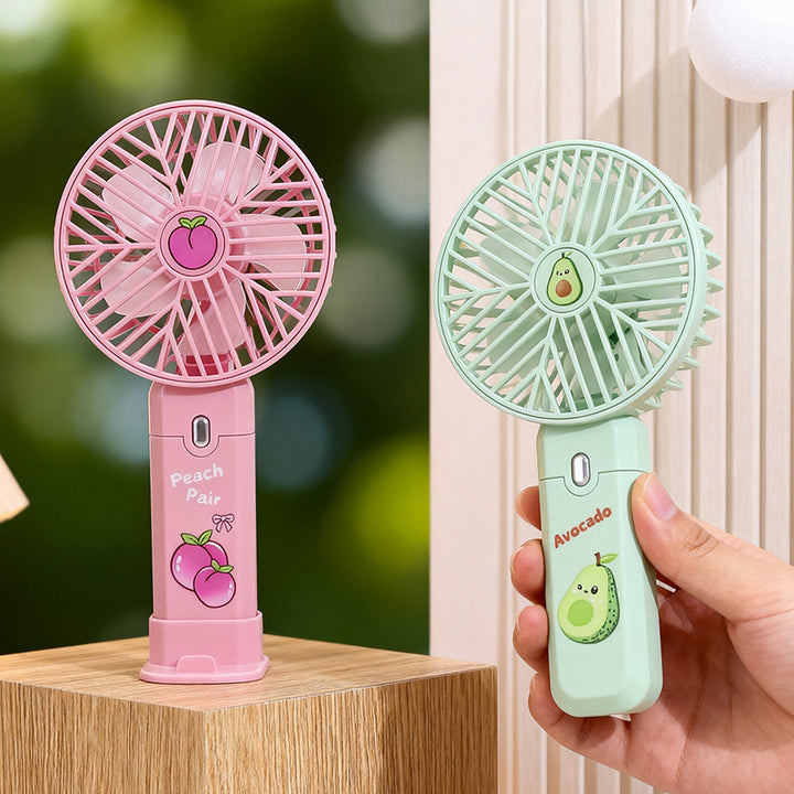 Women's Portable Hand Fan with Powerful Battery Function Bowlift