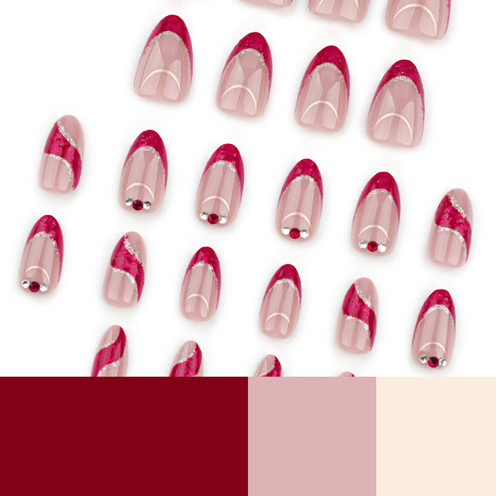 Artful nail designs with sparkling accents and ombré effects Bowlift