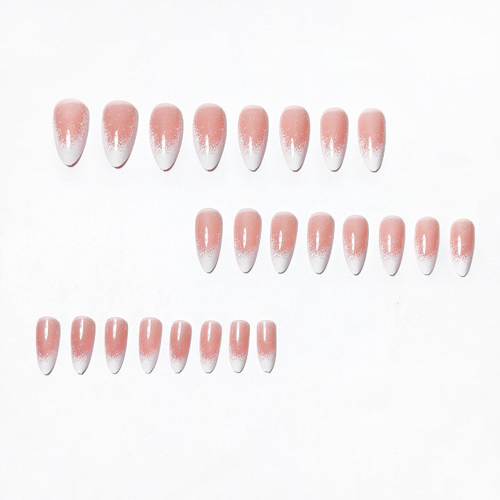 Elegant Glitter Ombre Nail Art Bowlift