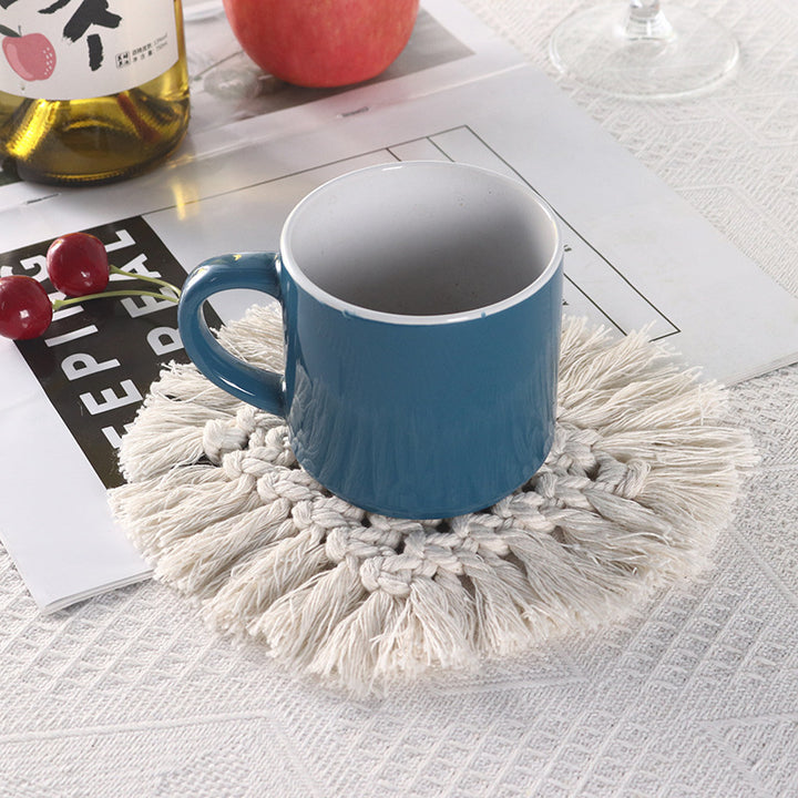 Crochet Fringe Coaster
