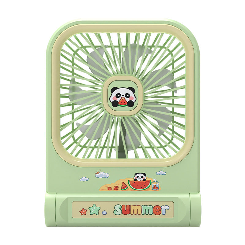 Women portable mini table fan in panda design Bowlift