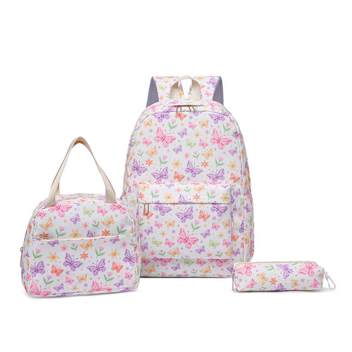 Set consisting of backpack, lunch bag and pencil case Bowlift