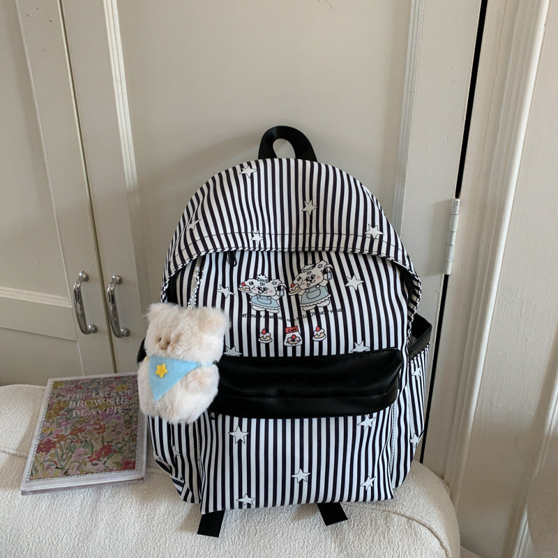 Backpack with Colorful Animal Design and Practical Compartments Bowlift