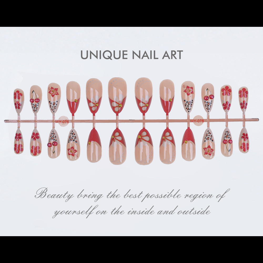 Elegant Decorative Press-On Nail Collection Bowlift