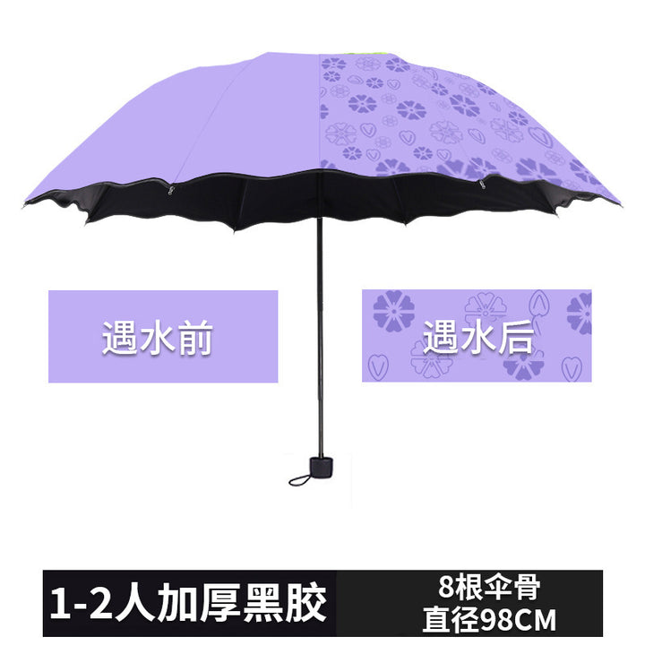 Ladies Weatherproof Umbrella with UV Protection Bowlift