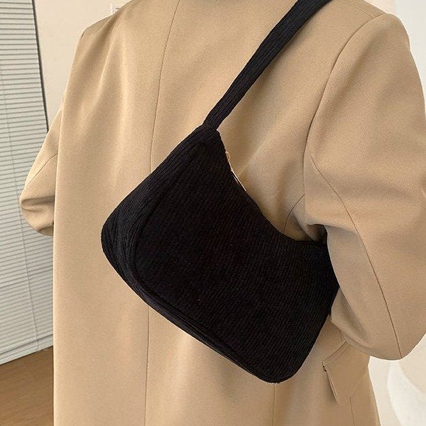 Fashionable Cord Handbag Bowlift