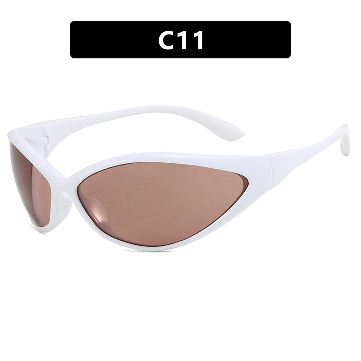 Women's sporty sunglasses with aerodynamic shape and UV protection Bowlift