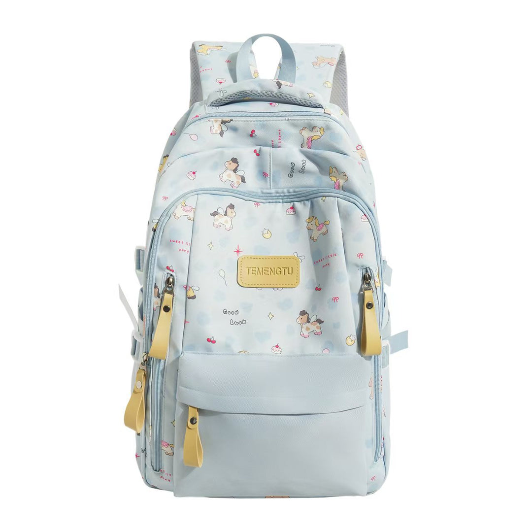 Playful Cartoon-Themed Backpack Bowlift
