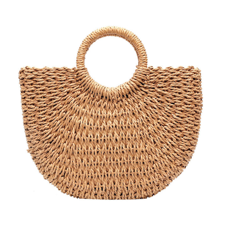 Beach bag made of hand-woven natural material Bowlift