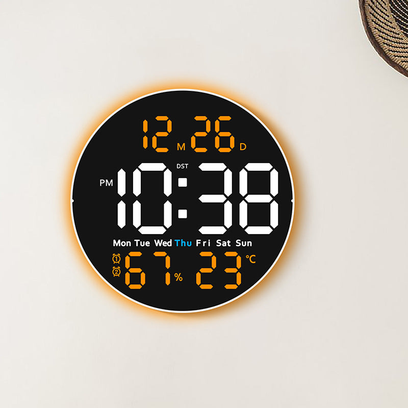 Digital LED alarm clock with hygrometer and temperature display Bowlift