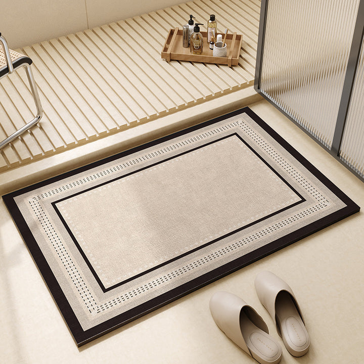 Soft Textured Cloud-Shaped Bath Mat Bowlift