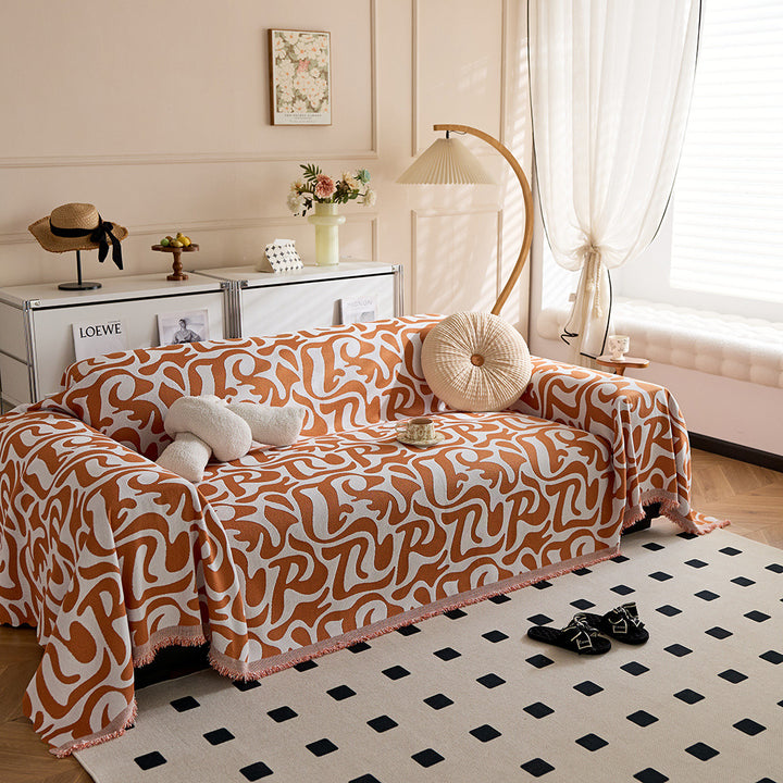 Artistic Woven Sofa Throw Blanket