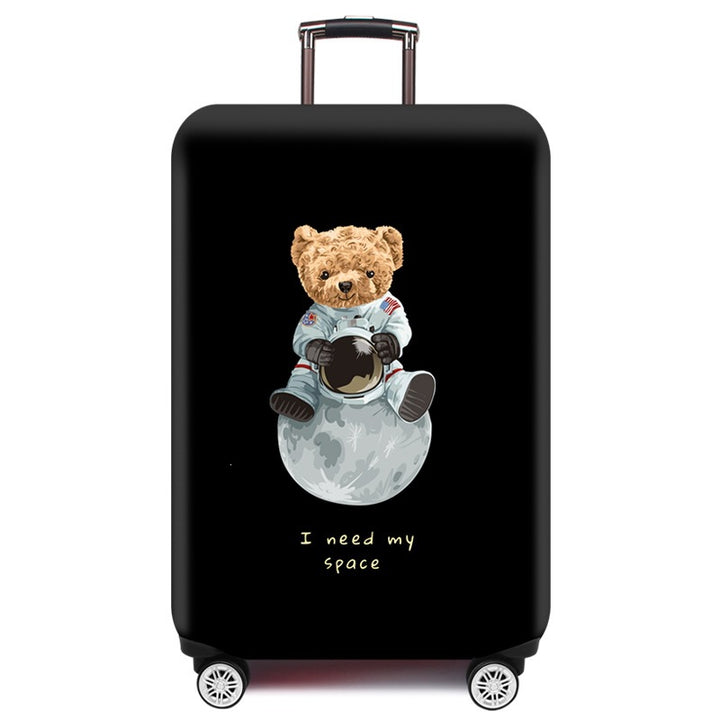 Cartoon Bear Design Hard Shell Luggage Bowlift