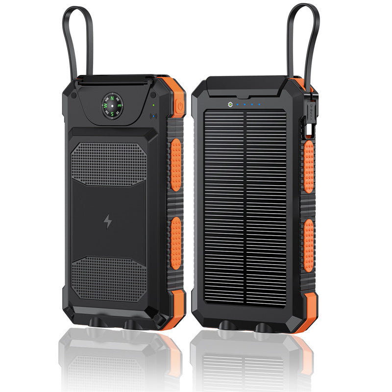 Waterproof Solar Power Bank with Built-in Compass Bowlift