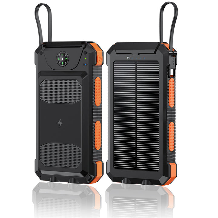 Waterproof Solar Power Bank with Built-in Compass Bowlift