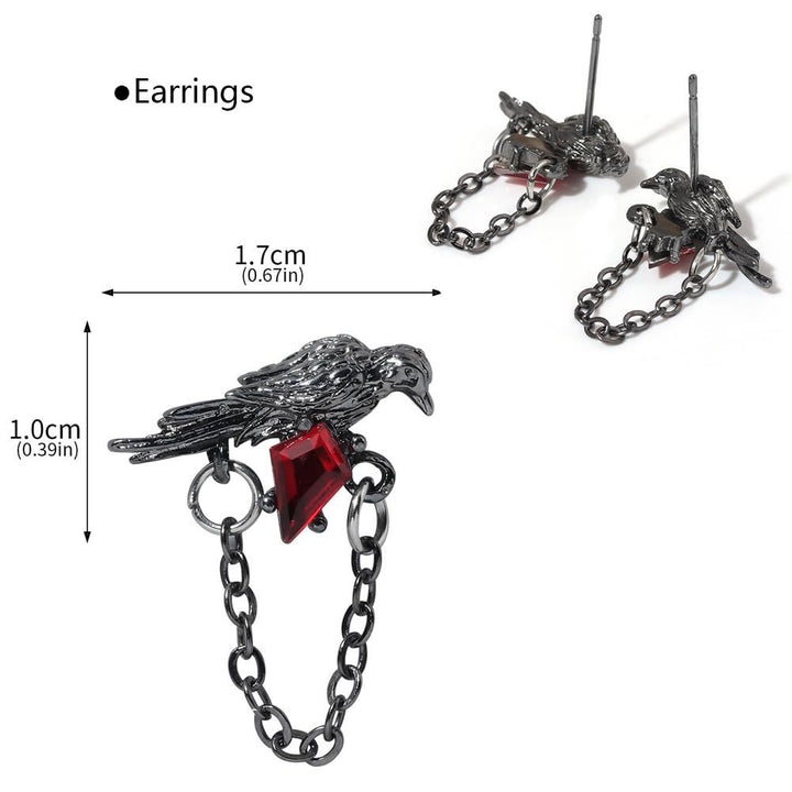 Cat-Themed Charm Jewelry Set Bowlift
