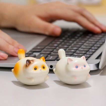 Funny Cat Decorative Figure Bowlift