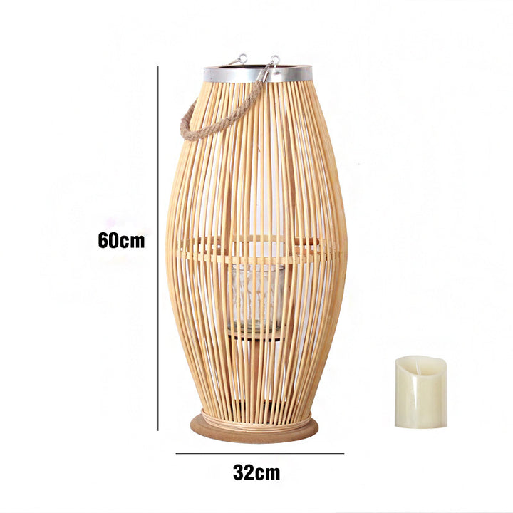 Elegant Rattan Lantern Bowlift
